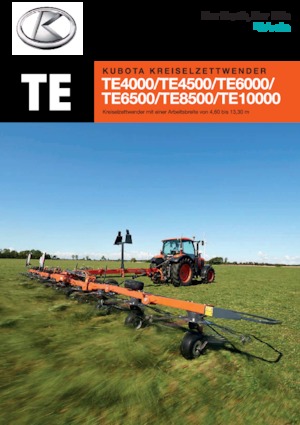 Rotorzettwender Kubota TE8080