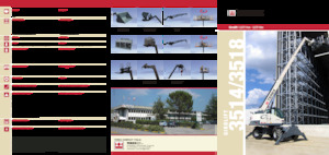 Teleskopen mit Oberwagen Terexlift Girolift 3514