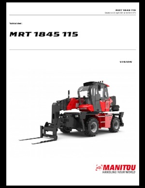 Teleskopen mit Oberwagen Manitou MRT 1845-400 115 D