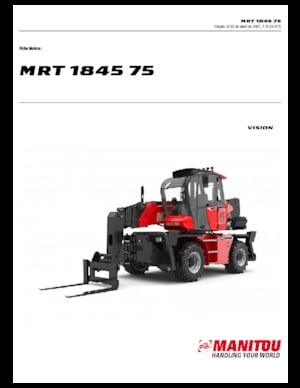 Teleskopen mit Oberwagen Manitou MRT 1845-400 75 D