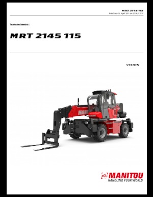 Teleskopen mit Oberwagen Manitou MRT 2145-400 115 D