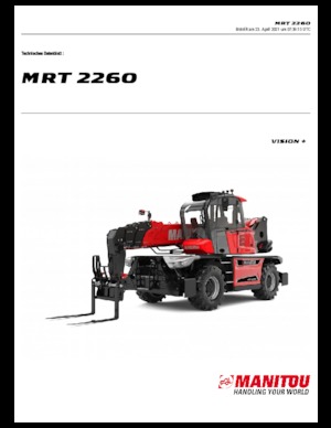 Teleskopen mit Oberwagen Manitou MRT 2260-360 160 Y