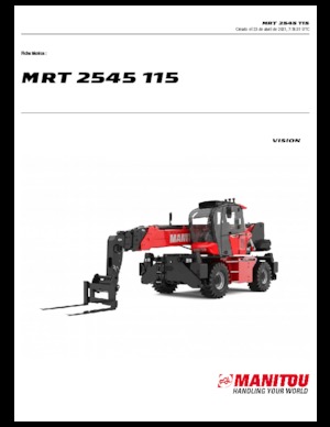Teleskopen mit Oberwagen Manitou MRT 2545-400 115 D