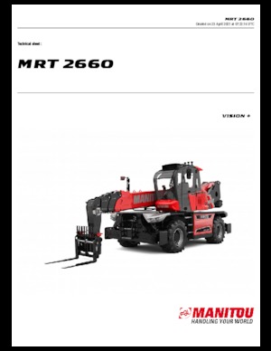 Teleskopen mit Oberwagen Manitou MRT 2660-360 160 Y