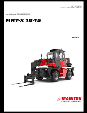 Teleskopen mit Oberwagen Manitou MRT-X 1845