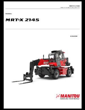 Teleskopen mit Oberwagen Manitou MRT-X 2145