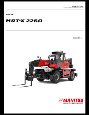 Teleskopen mit Oberwagen Manitou MRT-X 2260