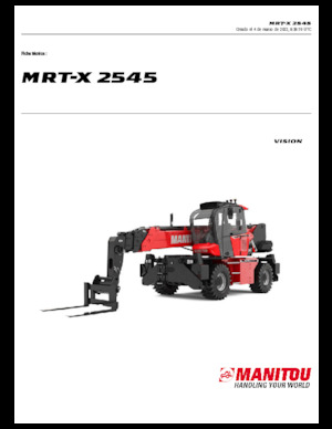 Teleskopen mit Oberwagen Manitou MRT-X 2545