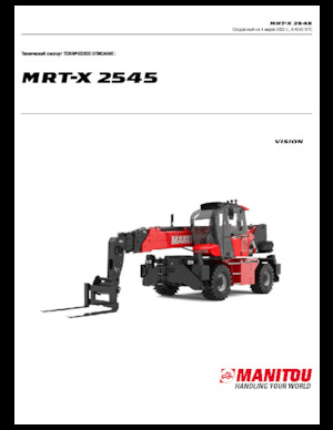 Teleskopen mit Oberwagen Manitou MRT-X 2545