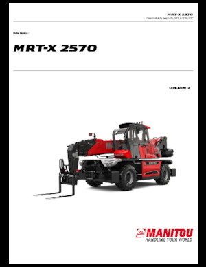 Teleskopen mit Oberwagen Manitou MRT-X 2570