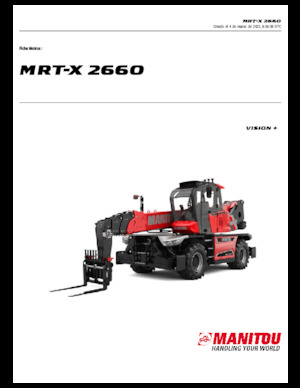 Teleskopen mit Oberwagen Manitou MRT-X 2660