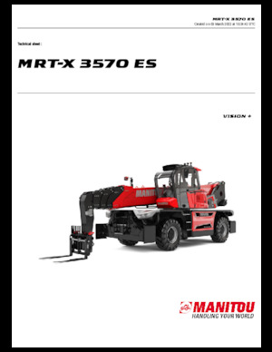 Teleskopen mit Oberwagen Manitou MRT-X 3570 ES