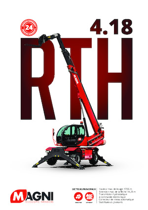 Teleskopen mit Oberwagen MAGNI RTH 4.18 Smart