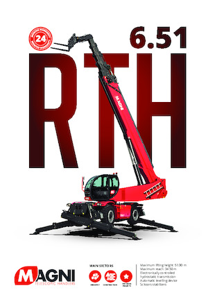 Teleskopen mit Oberwagen MAGNI RTH 6.51 SH