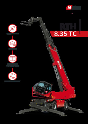 Teleskopen mit Oberwagen MAGNI RTH 8.35 TC