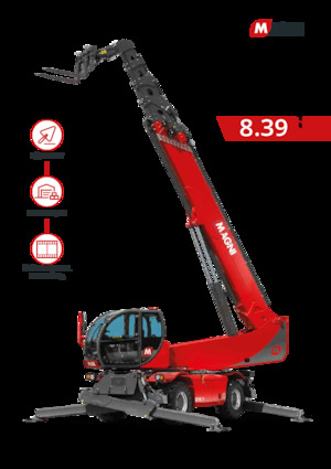 Teleskopen mit Oberwagen MAGNI RTH 8.39