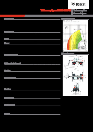 Teleskopen mit Oberwagen Bobcat TR50.180