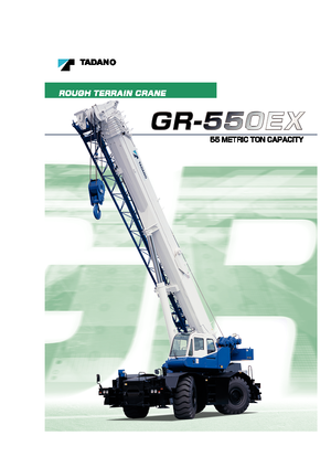 RT-Krane Tadano GR 550 EX