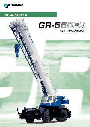 RT-Krane Tadano GR 550 EX