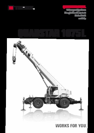 RT-Krane TEREX CRANES Quadstar 1075L