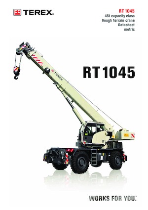 RT-Krane TEREX CRANES RT 1045