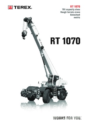 RT-Krane TEREX CRANES RT 1070