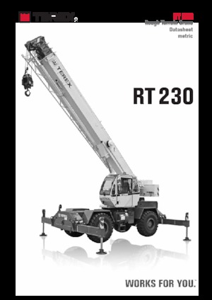 RT-Krane TEREX CRANES RT 230
