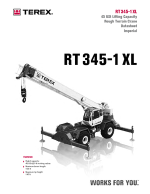 RT-Krane Terex Bendini RT 345 XL
