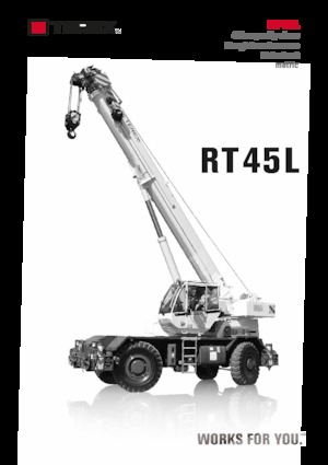 RT-Krane TEREX CRANES RT 45L