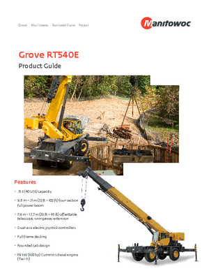 RT-Krane Grove RT540E 