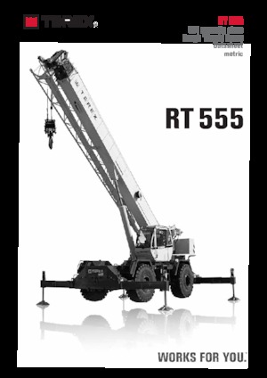 RT-Krane TEREX CRANES RT 555
