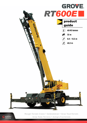 RT-Krane Grove RT 600 E