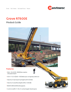 RT-Krane Grove RT 600 E