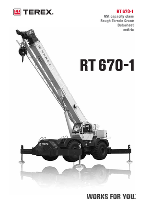 RT-Krane Terex Bendini RT 670