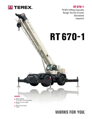 RT-Krane Terex Bendini RT 670