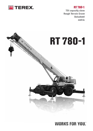 RT-Krane Terex Bendini RT 780