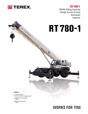 RT-Krane Terex Bendini RT 780