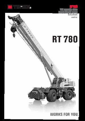 RT-Krane TEREX CRANES RT 780