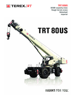 RT-Krane TEREX CRANES TRT 80US