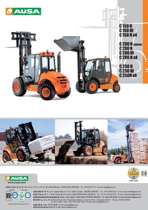 Geländestapler Ausa C 250 H x 4