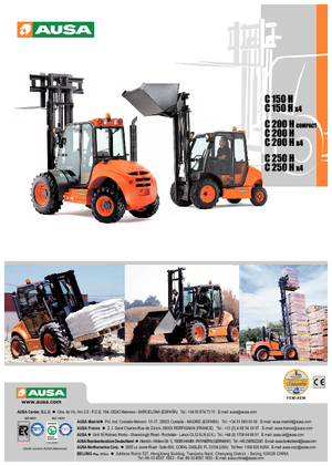 Geländestapler Ausa C 250 H x 4