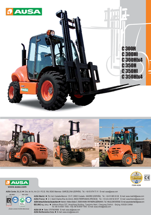 Geländestapler Ausa C 300 H x 4