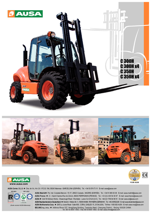 Geländestapler Ausa C 300 H x 4