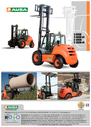 Geländestapler Ausa C 500 H