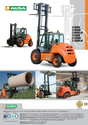 Geländestapler Ausa C 500 H