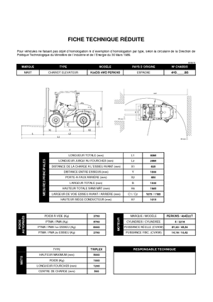 Geländestapler Mast Explorer H 20 DL