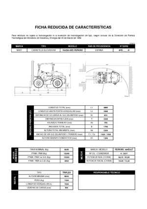 Geländestapler Mast Explorer H 40 DA