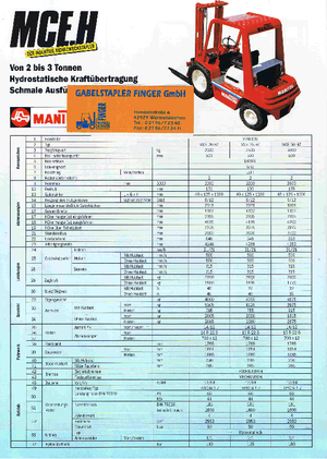 Geländestapler Manitou MCE 30 H