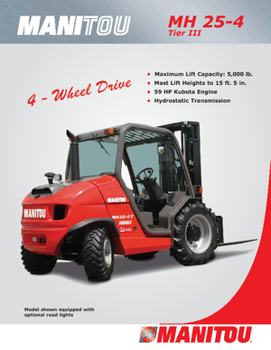 Geländestapler Manitou MH 25-4T Buggie