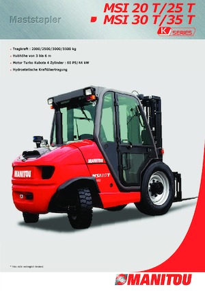 Geländestapler Manitou MSI 30 T